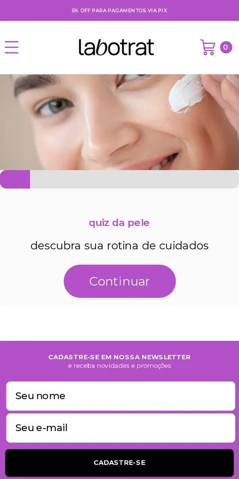 The same Labotrat quiz on a phone